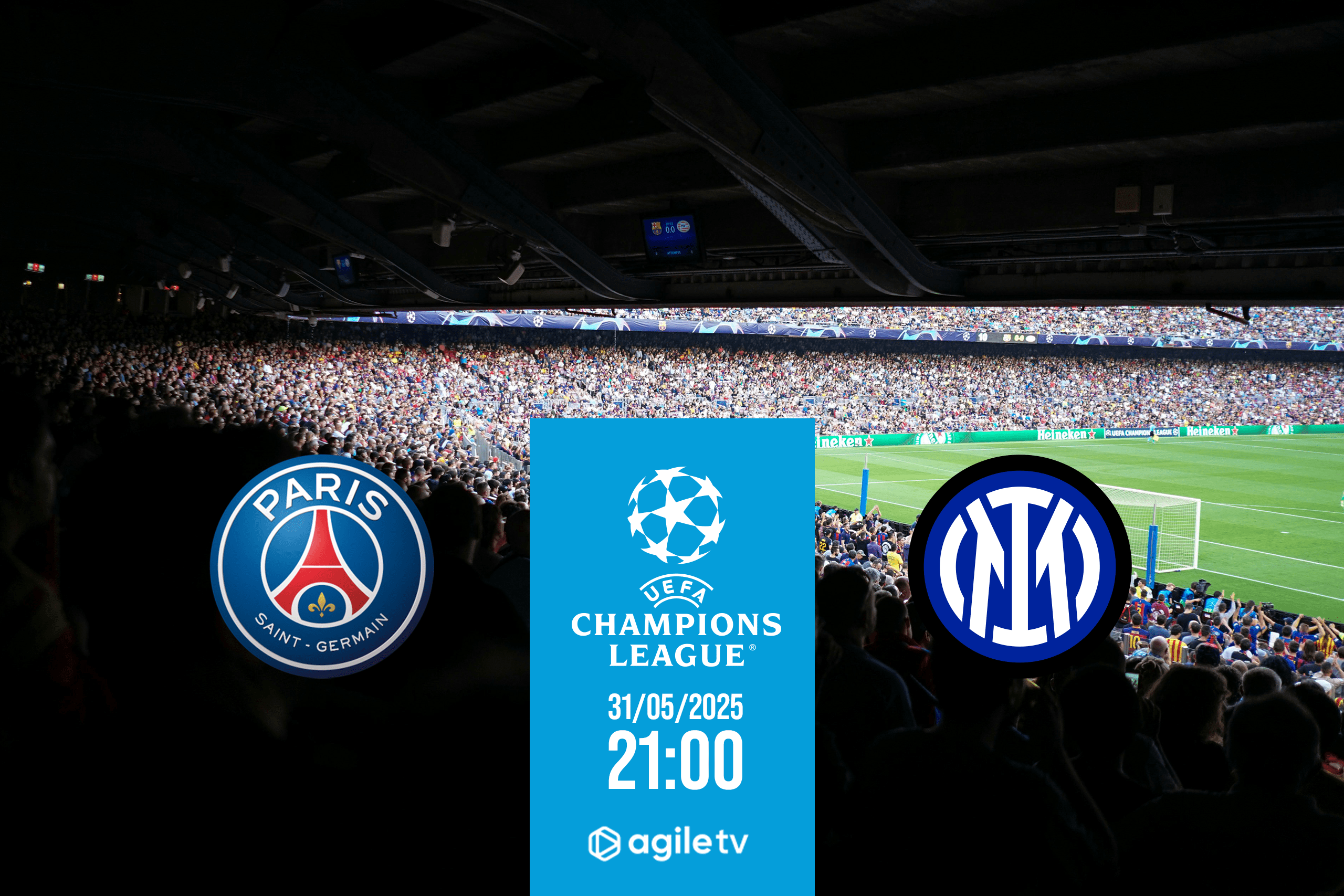 Disfruta de la final de la Champions con Agile TV.